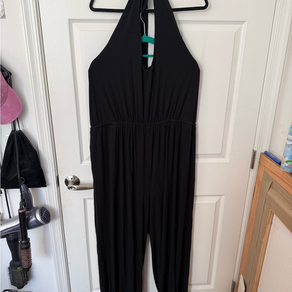 Old Navy Black Halter Jumpsuit